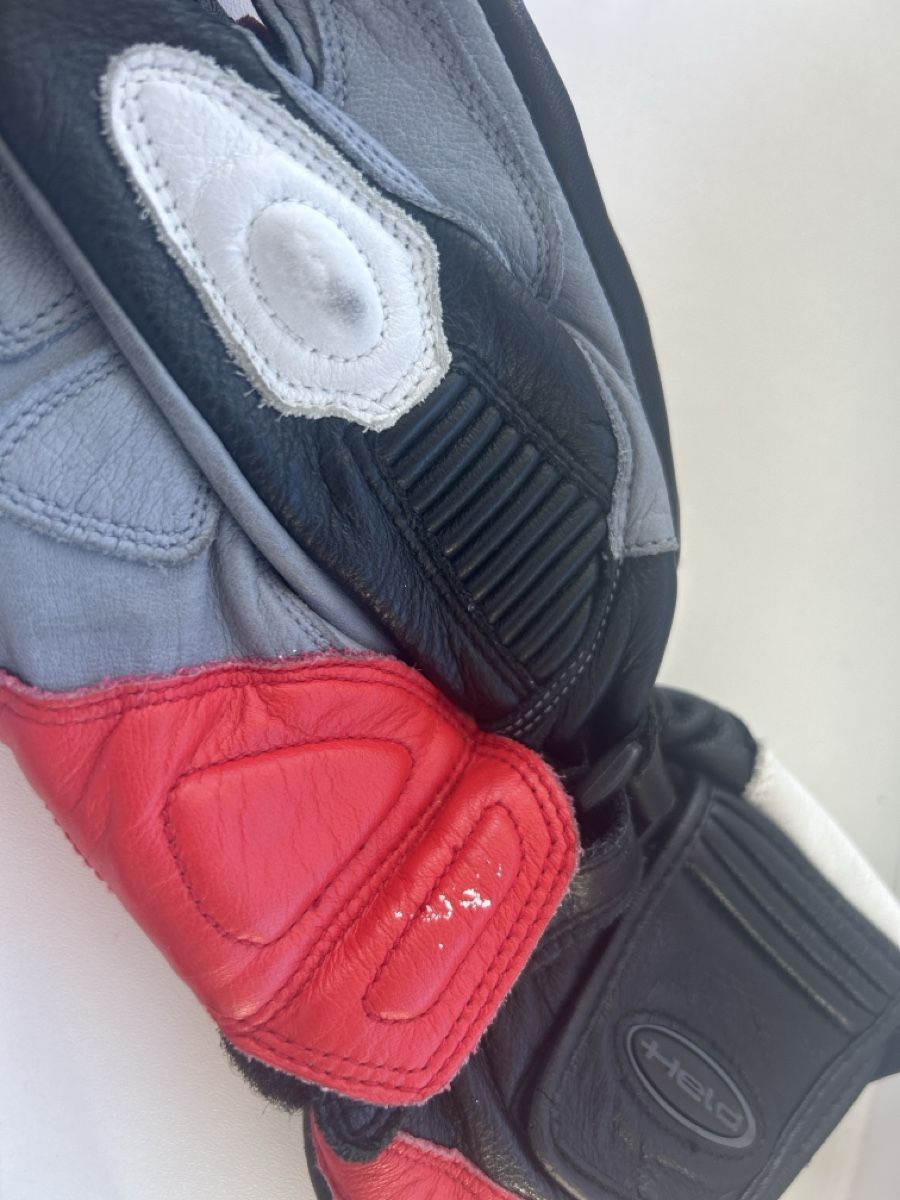 Held Guanti & manicotti: Motorrad Handschuhe S Leder – Usato da Horgen venduto da Bananenblues12 3