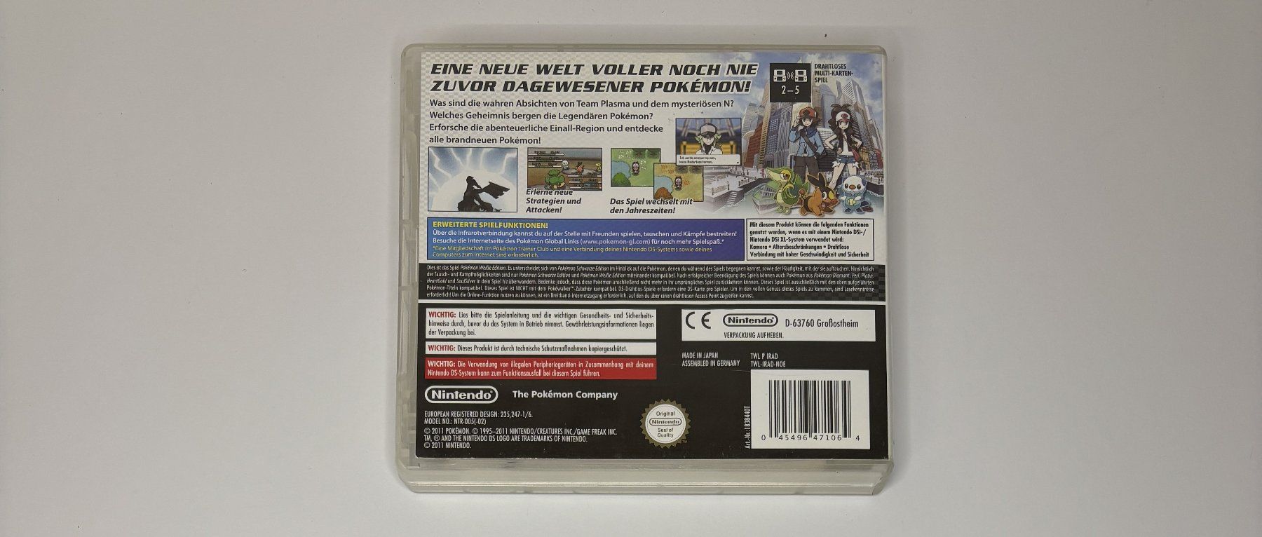 Spiele: NDS - Pokémon weisse Edition – Gebraucht aus Allschwil von Bullach 2