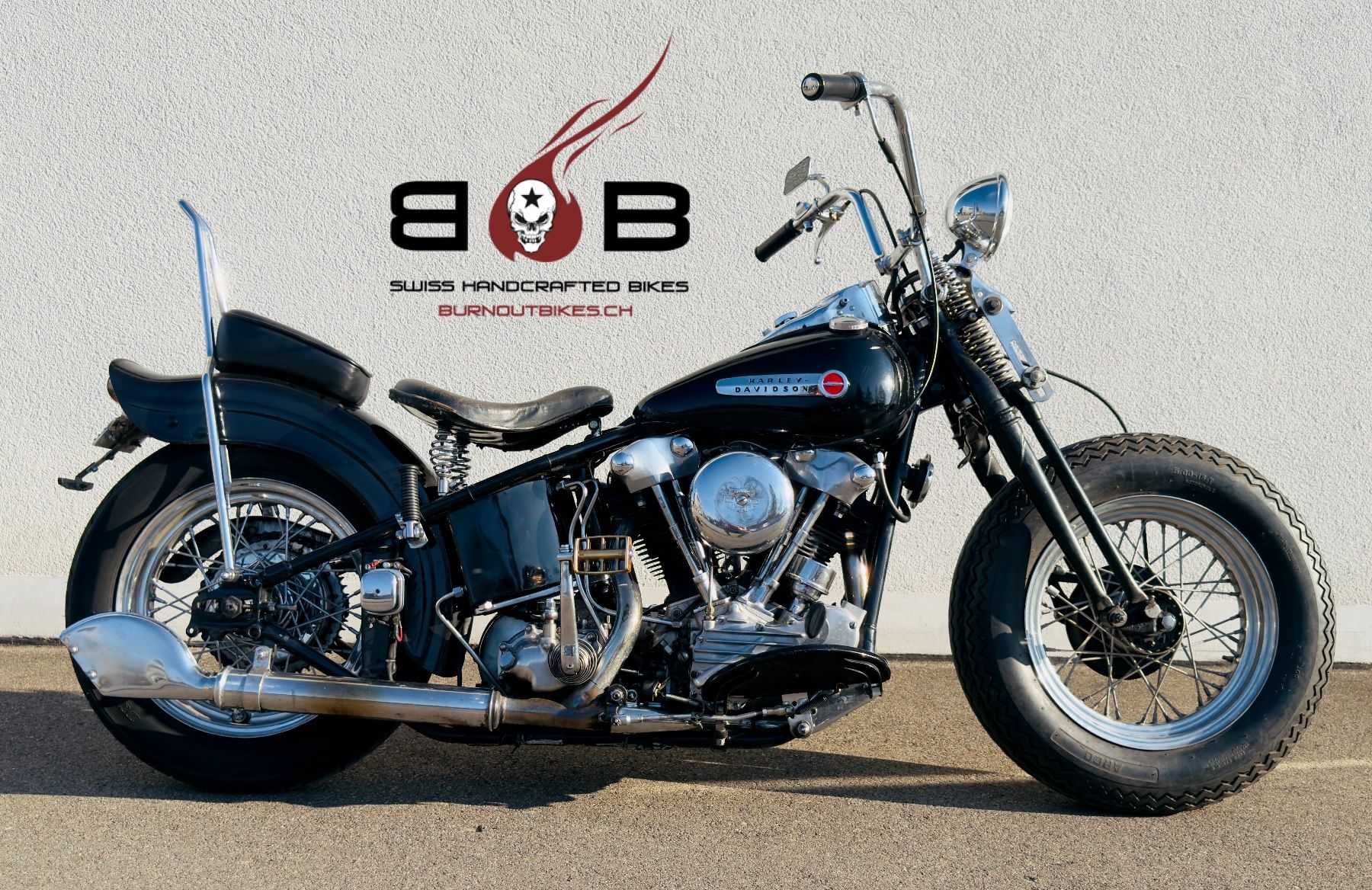 Harley-Davidson Chopper: HARLEY DAVIDSON kNUCKLEHEAD 1942 OLDTIMER – Usato da Sirnach venduto da B.O.B.BIKES