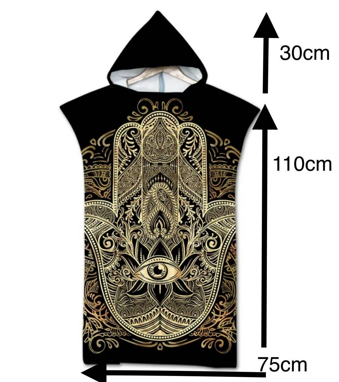 Teli da bagno: Badetuch Poncho Hamsha Hand Bohemian Style – Usato da Sarmenstorf venduto da taosun1