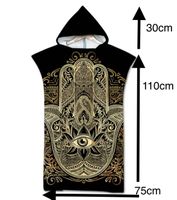 Badetuch Poncho Hamsha Hand Bohemian Style