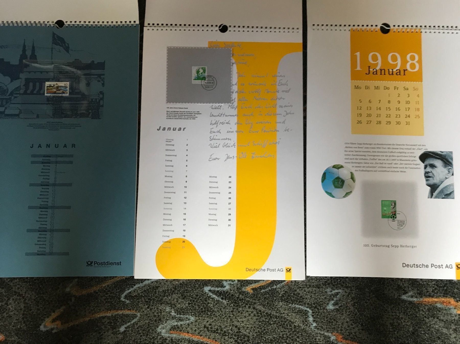 Tutti i francobolli: Jahreskalender der Dt. Post mit Briefm. – Nuovo (secondo la descrizione) da Neuenhof venduto da Himmel2 1
