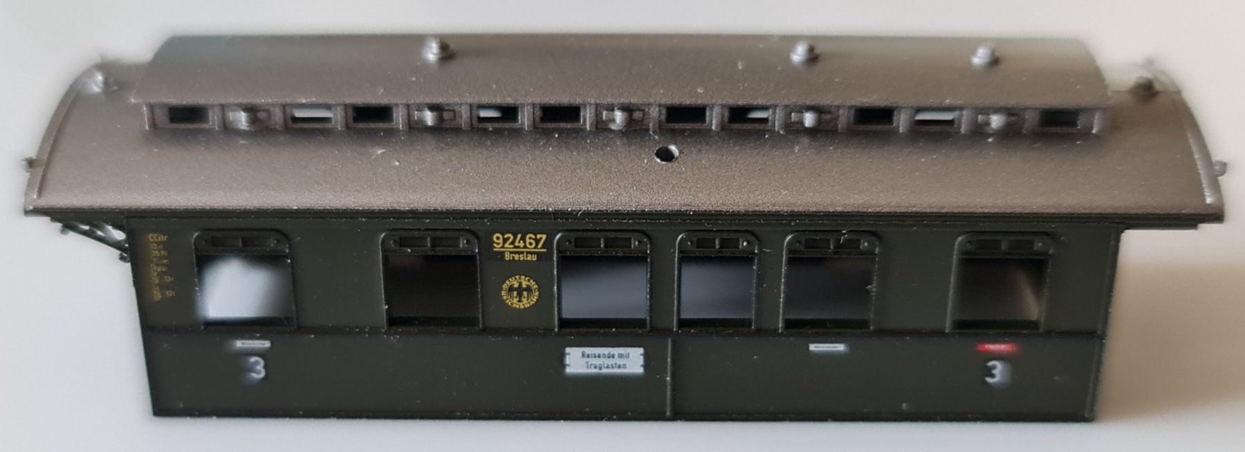 Fleischmann Modelleisenbahnen: Fleischmann DR Wagen Gehäuse 3.Klasse N – Neu (gemäss Beschreibung) aus Pfungen von Fastback66 2