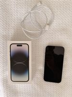 Apple iPhone 14 Pro schwarz Smartphone mit Ladekabel