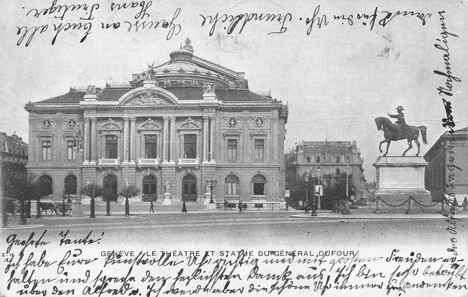 Cartoline postali: Geneve – Usato da Biasca venduto da Blenio71