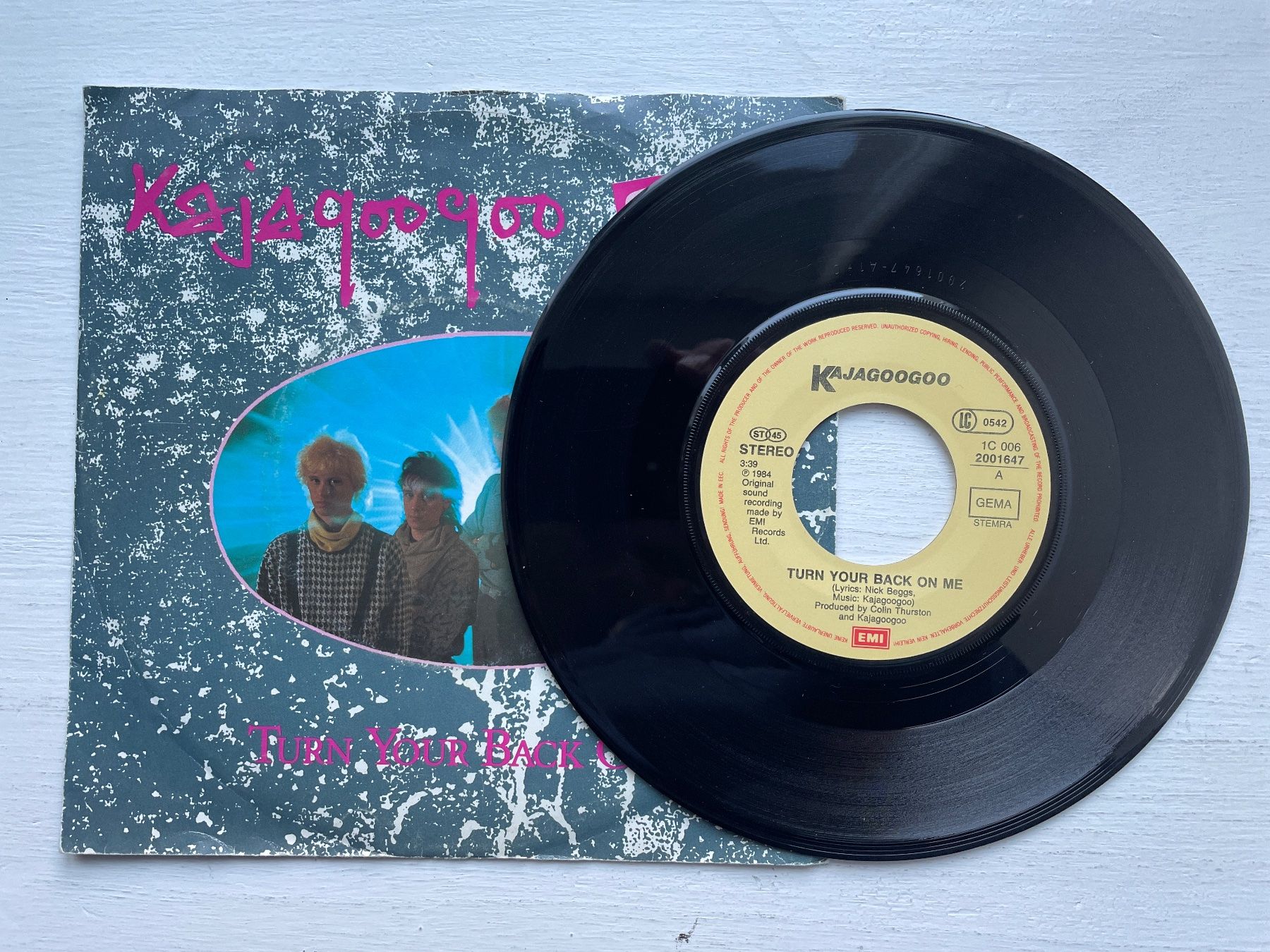 Schallplatten: Kajagoogoo - Turn Your Back On Me - 7" Single, 1984 – Gebraucht aus Zürich von Andy_t71 2