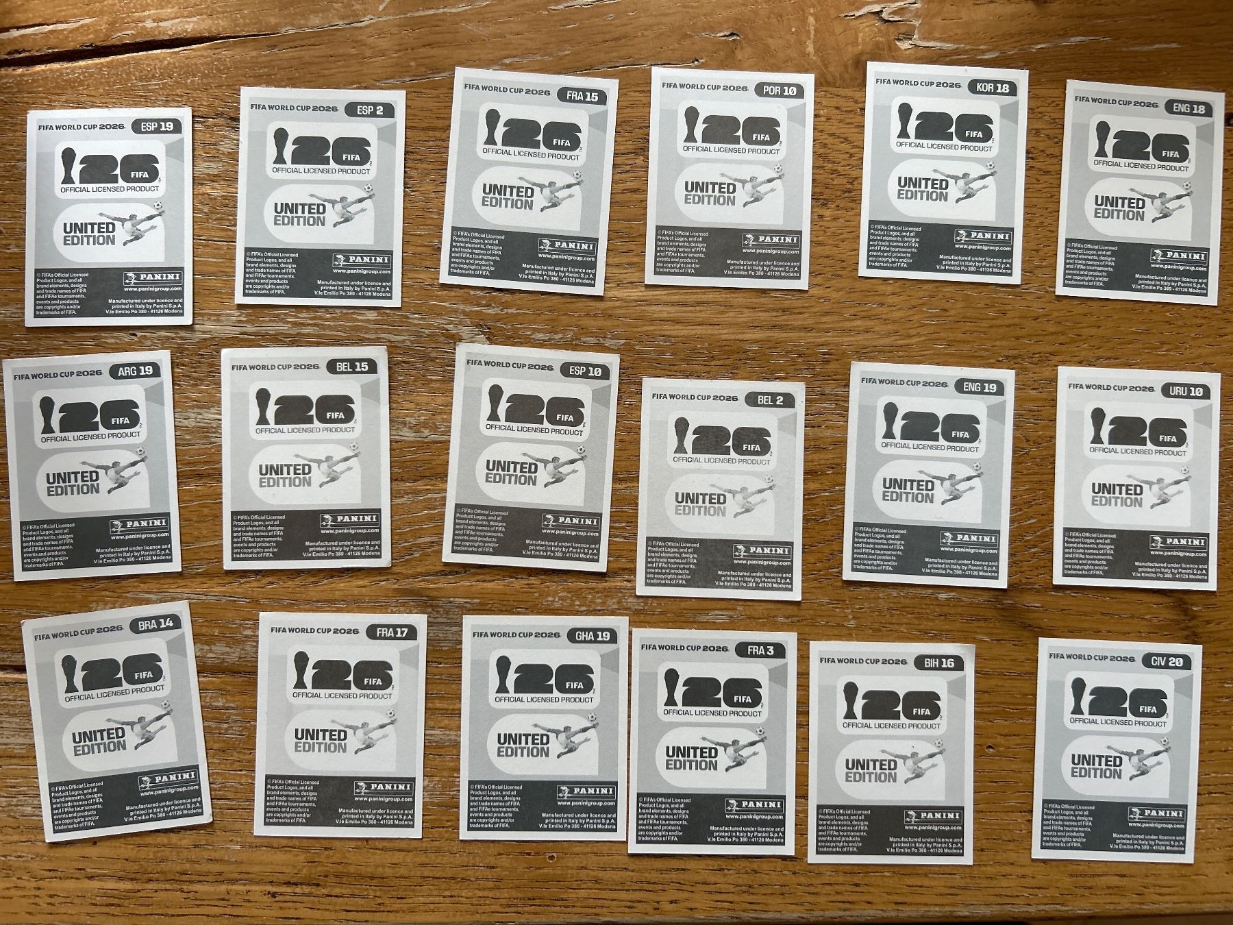 Panini Carte collezionabili: 18 Panini WM 2026 Sticker – Usato da Stäfa venduto da mcfish78 3