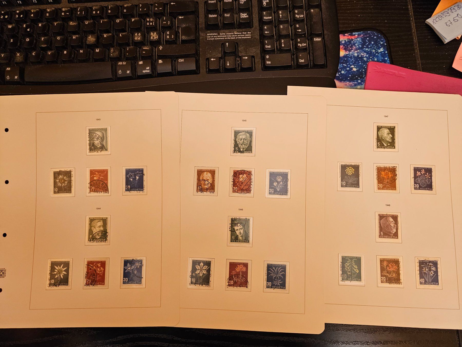 Alle Briefmarken: CH PRO JUVENTUTE AB 1913 - 2006 GEST. – Gebraucht aus Dintikon von bonita099 3