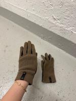 Damen Winterhandschuhe aus Leder und Wolle, Gr M -Neuwertig!