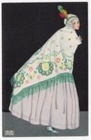 MELA KÖHLER - seltene AK der Wiener Werkstätte Künstlerin