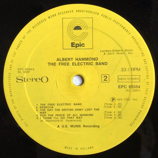 Vinyles: Albert Hammond – Neuf (Voir description) à Aeschi SO par Stones55 3