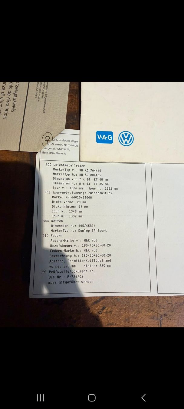 VW Autos: VW Polo G40 Projekt  – Défectueux à Schwanden-Brienz par ryf_82dh 3