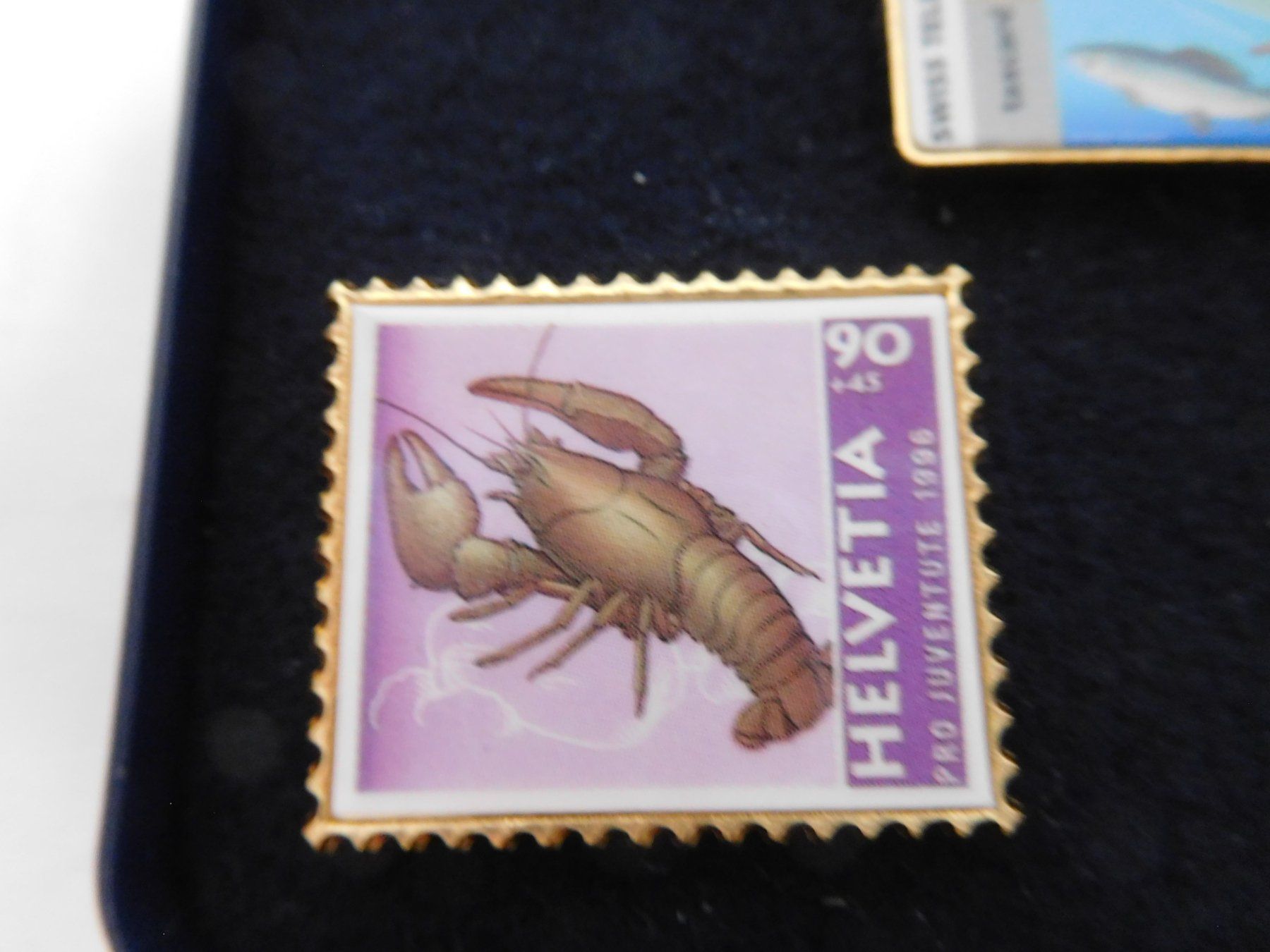 Alle Briefmarken: Fisch Pin Äschen Pro Juventute – Gebraucht aus Wallbach von Pitralon1 4