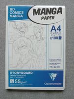 Clairefontaine Manga Papier A4, 100 Blatt