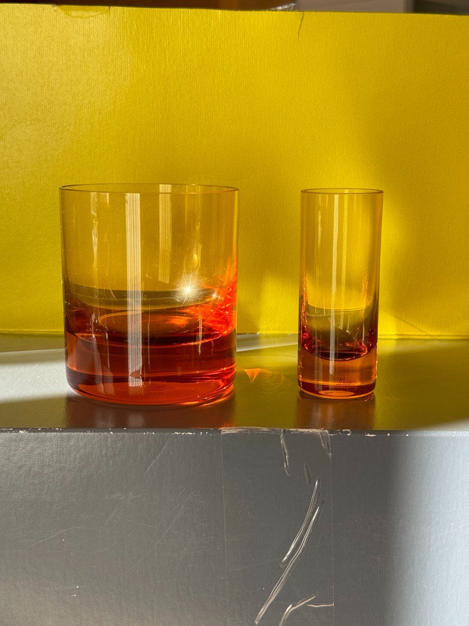 Moser Bicchieri: Moser Whisky Set – Timeless Elegance Since 1968 – Nuovo e nell'imballaggio originale da Luzern venduto da Antiquesonline 1