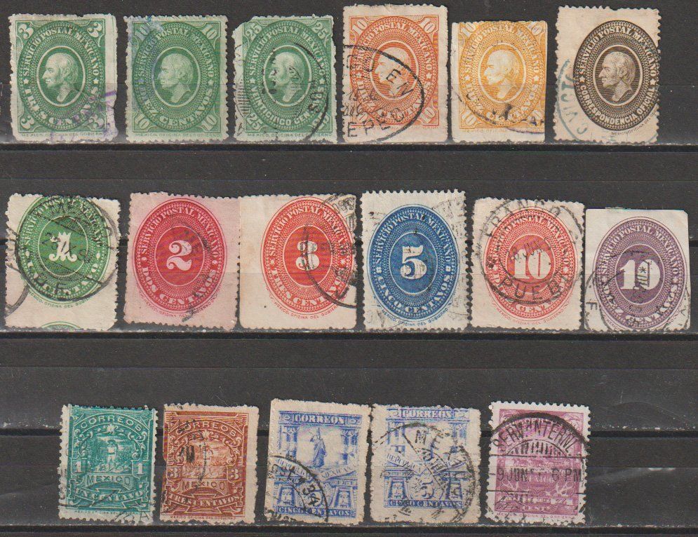 Tous les timbres: Mexique anciens et modernes – D'occasion à Crans-Montana par kira56