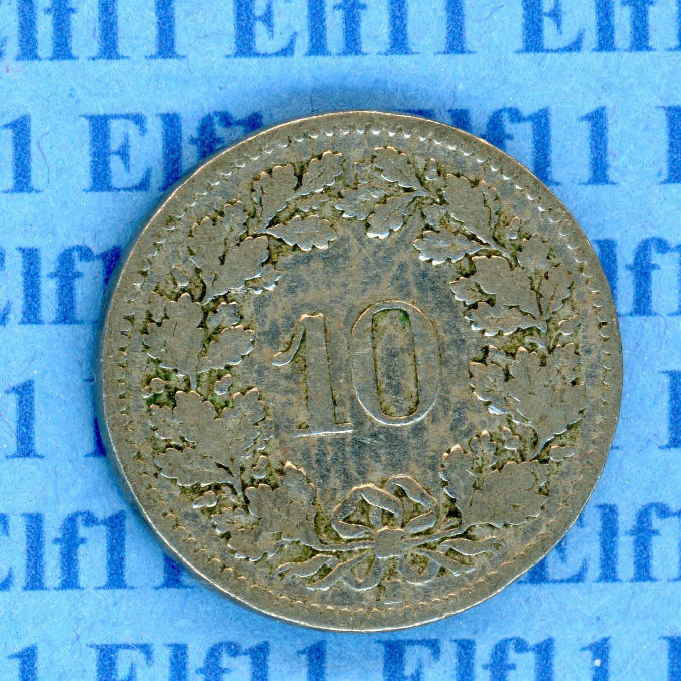 Tutti le monete: CHF___0.10 1908 s 10 Rappen – Usato da Widnau venduto da Elf11 1