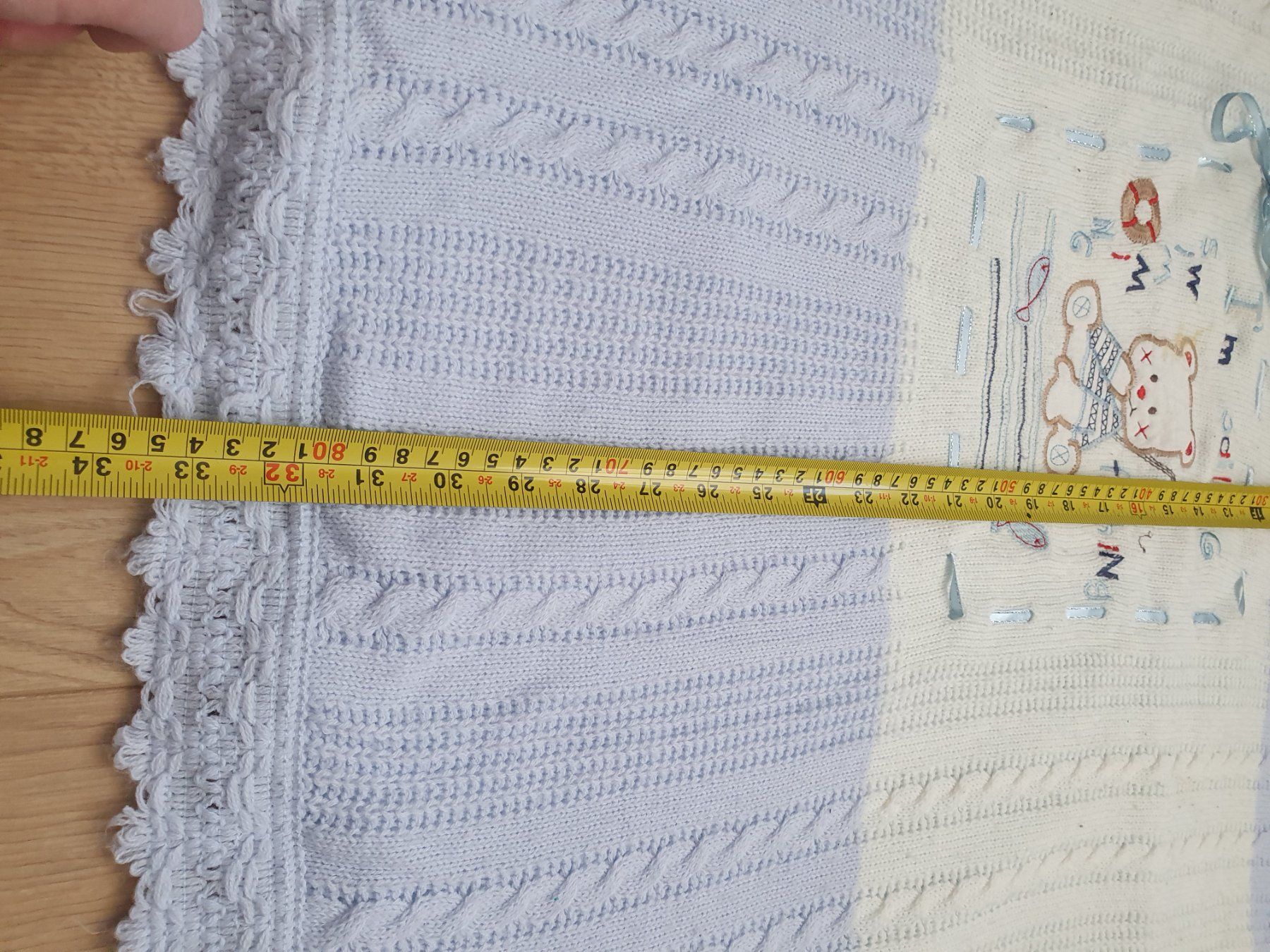 Coperte: Couverture bébé , motif ourson pêcheur - douce! – Usato da Prilly venduto da RoDyRe 4