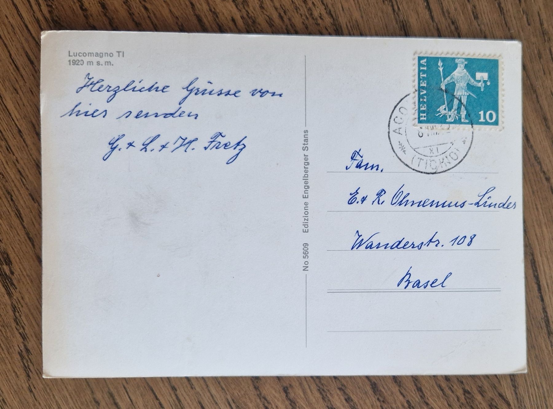 Cartoline postali: Lucomagno, VW Käfer, Autos, 60iger Jahre – Usato da Ebikon venduto da Donar50 1