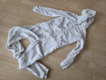 Onesie, Overall/Einteiler, hellgrau, Grösse S von Manor