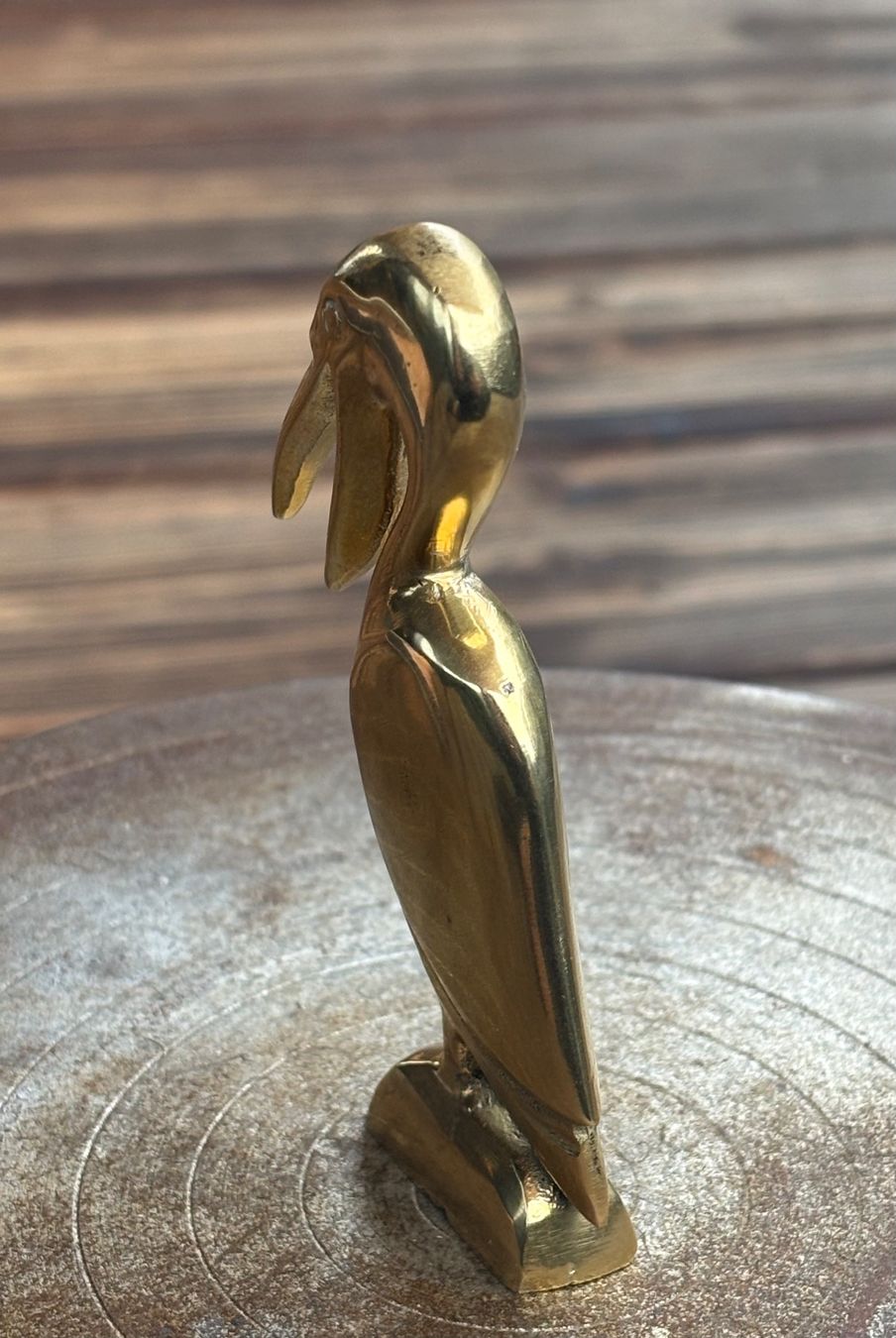 Statuette: Pelikan Messingguss poliert – Usato da Lüchingen venduto da Eeizo 4