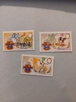 3 timbres Belize Jeux olympiques Los Angeles 1984 neufs