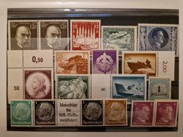 Deutsches Reich Briefmarken POSTFRISCH