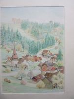 H.KÜNZI ORIGINAL ZEICHNUNG SIGNIERT