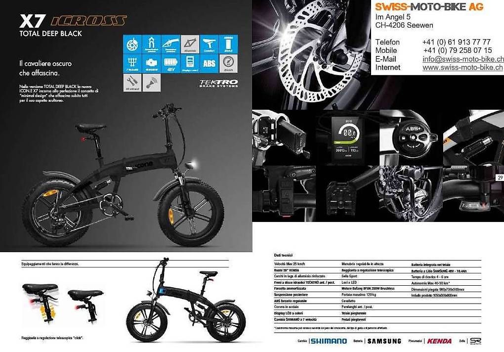 Biciclette: E-Fat Bike Fully von Icone Vorführmodell – Nuovo (secondo la descrizione) da Seewen SO venduto da Swiss-moto-bike 5