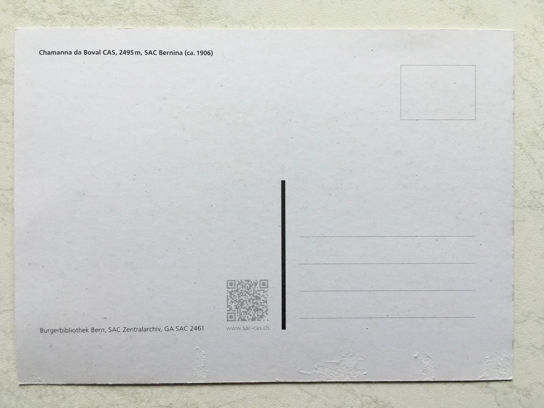 Cartoline postali: Ansichtskarten SAC Tödi, Grindelwald, Bernina – Usato da Kriens venduto da Niklaus014 6