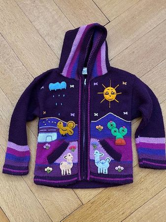 Strickjacke 'Made in Peru' 6 Jahre (circa Grösse 116)