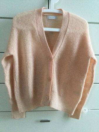 Kuschelige, Strickjacke, Lachsfarbe, Top!