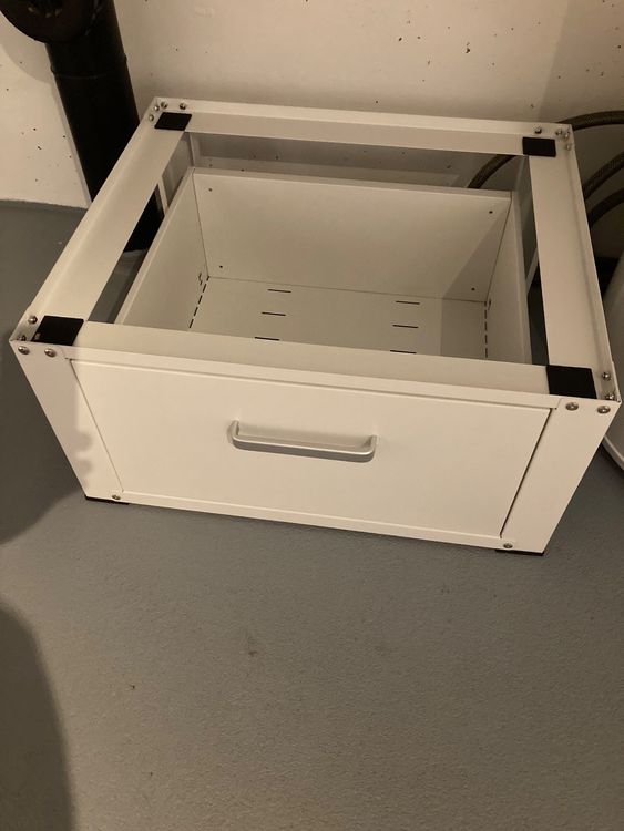 Sonnewelt Waschmaschinen Untergestell Mit Schublade - 150kg Tragkraft