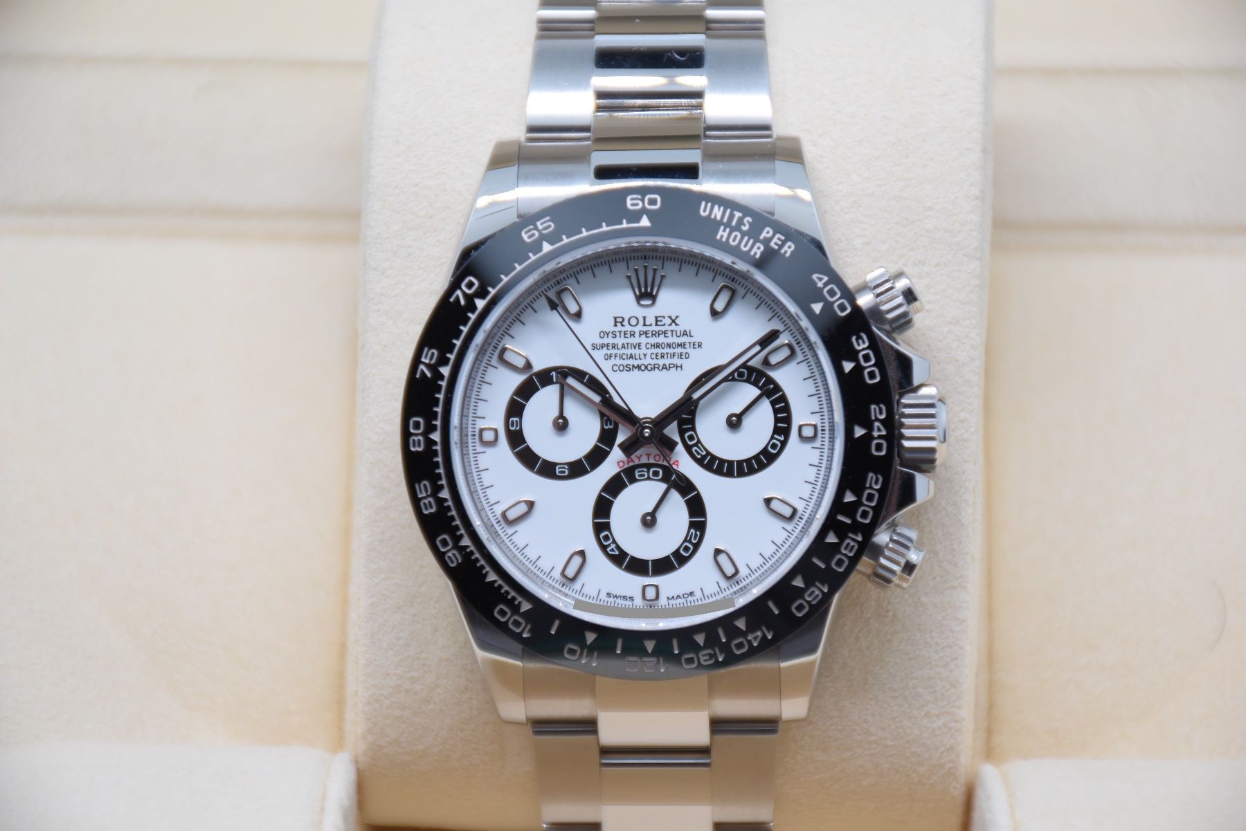 Rolex Orologi: Rolex Daytona Weiss Ref. 116500, Full-Set, 1. Hand – Usato da Zug venduto da eMDi_Collection 5