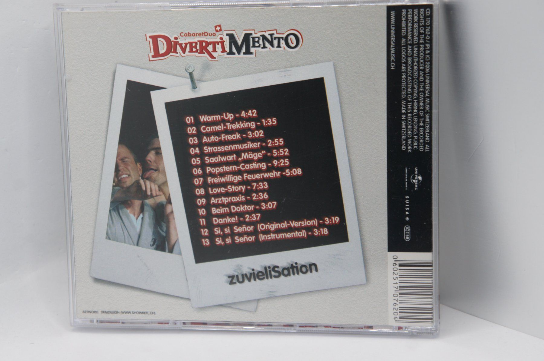 CD: CD Divertimento - Zuvielisation – Usato da Ernetschwil venduto da luisvonerni 1