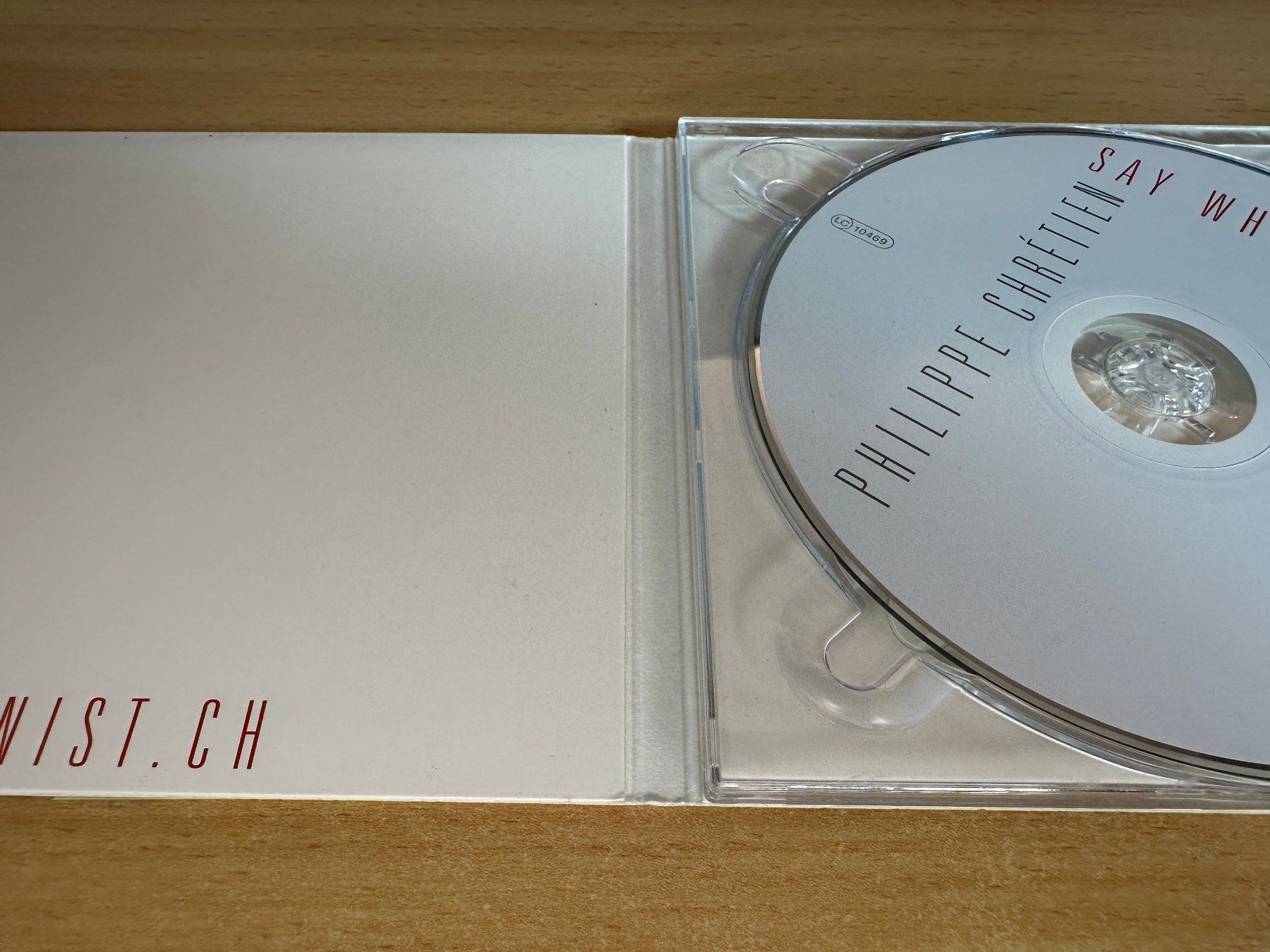 CD: Philippe Chrétien - Say What – Usato da Rikon im Tösstal venduto da Alpenmutz 2