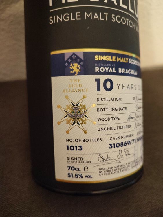 Royal Brackla Aloxe-Corton Cask Finish 1013 Bottles weltweit | Kaufen ...