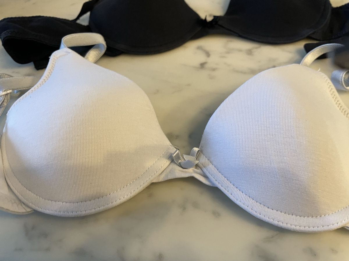 Biancheria intima: Lindex Kinder BH Set schwarz / weiss Gr.70A – Usato da Thun venduto da Jimmuli 4