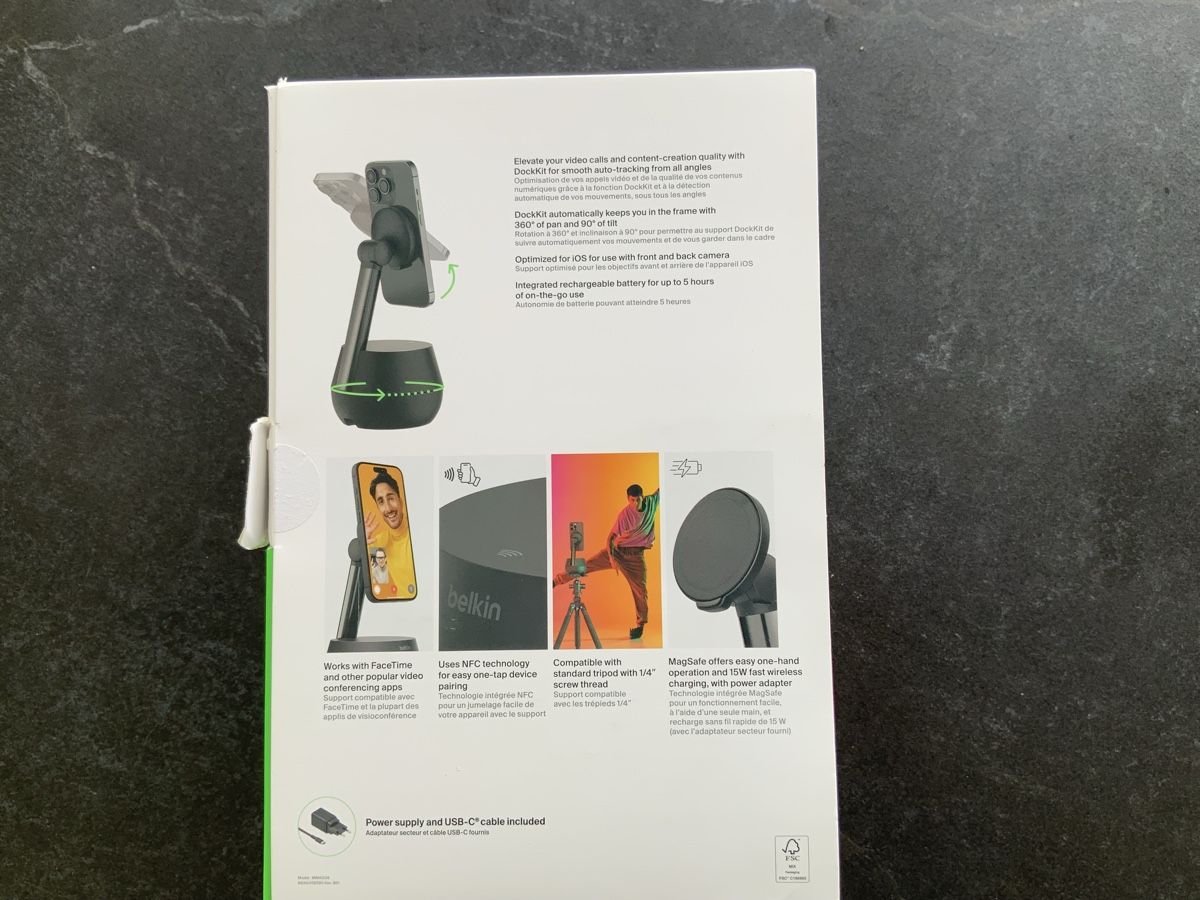 Action Cam: Belkin Auto-Tracking Stand Pro with DockKit neu – Neu (gemäss Beschreibung) aus Zürich von Aqua2 1