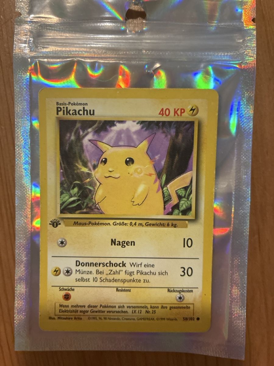 Pokémon Carte collezionabili: Pikachu 1. Edition – Usato da Galgenen venduto da eli_76jg