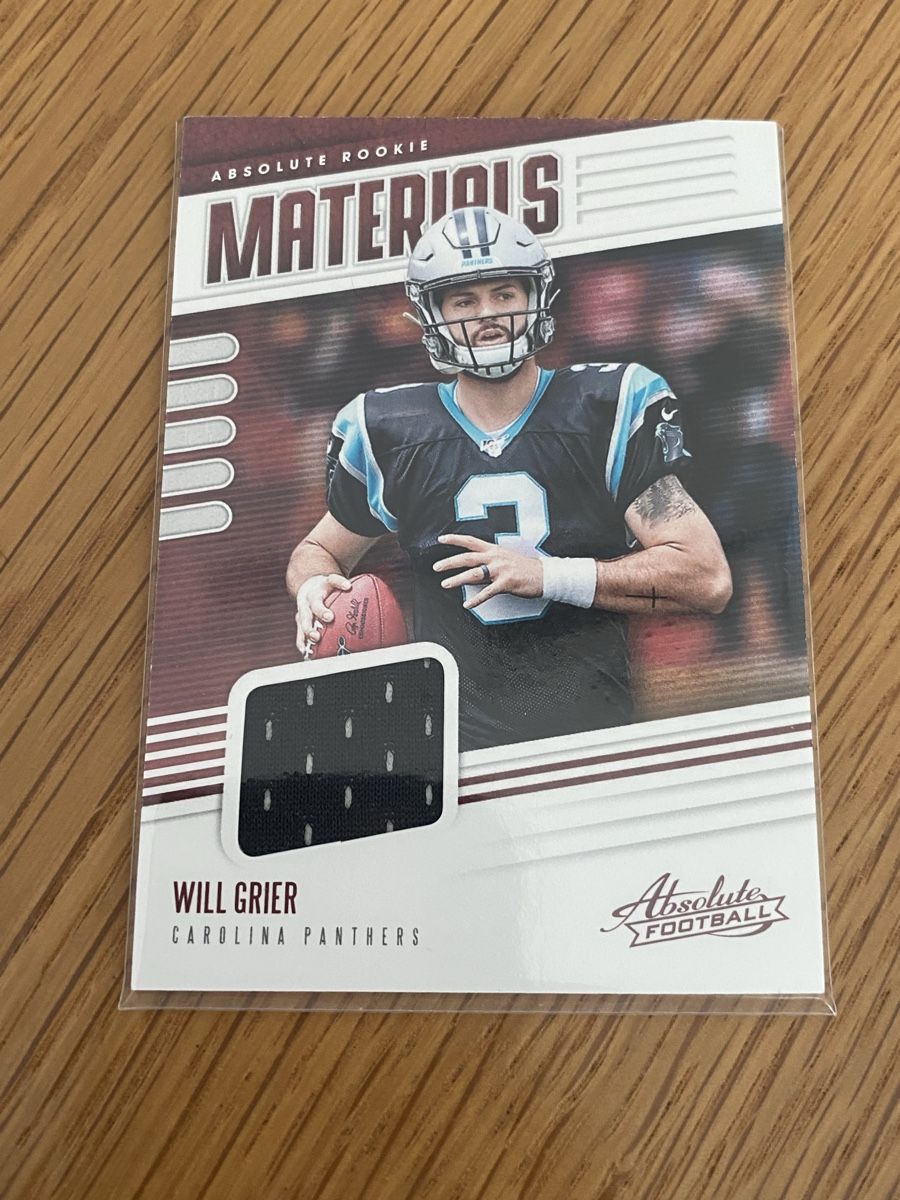 NFL Carte collezionabili: Panini Absolute Football Will Grier RC 2019 – Nuovo (secondo la descrizione) da Boningen venduto da chregu90