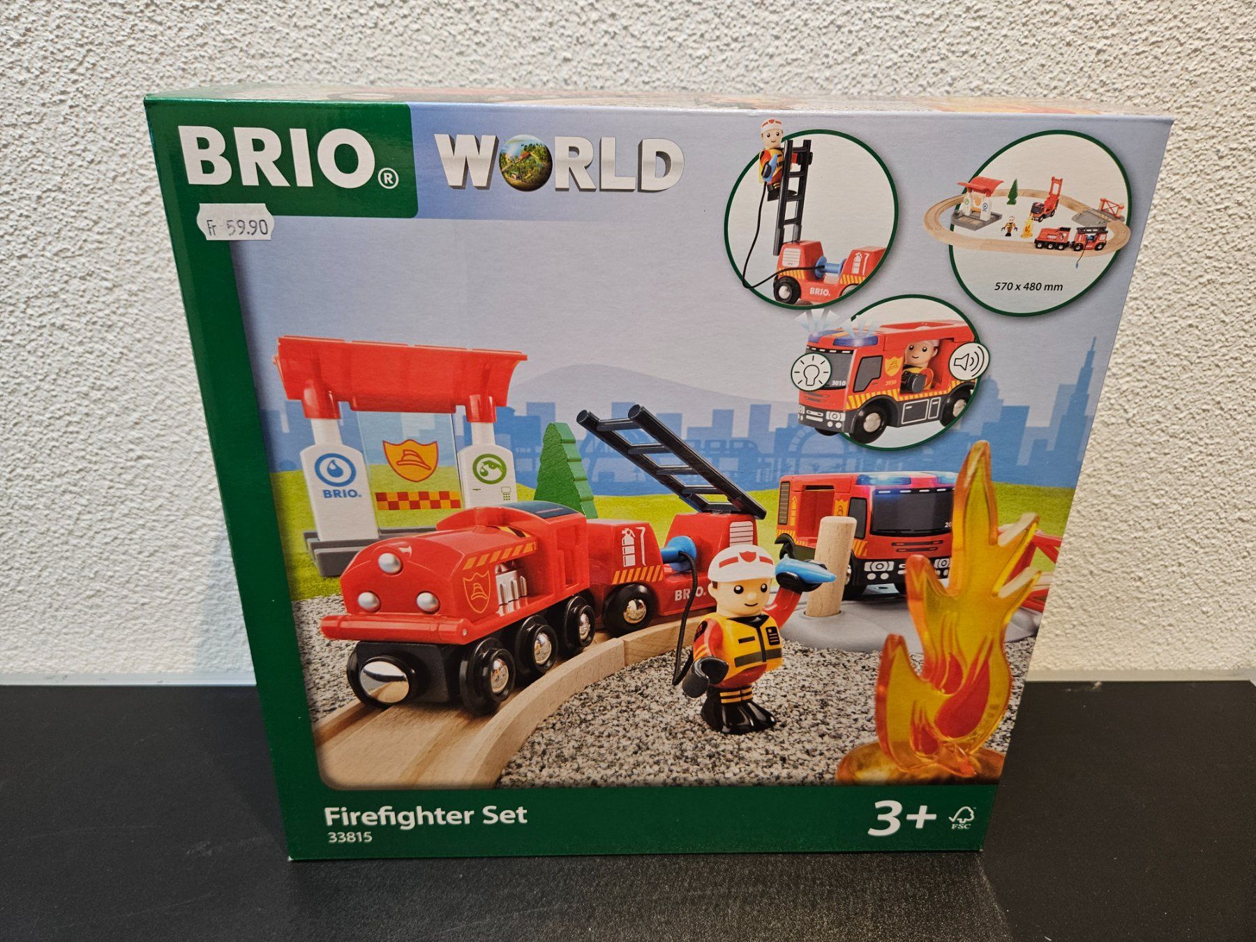 Brio Giocattoli: Neu - Brio - 33815 - Firefighter Set – Nuovo e nell'imballaggio originale da Dagmersellen venduto da Jarsetz_Restposten