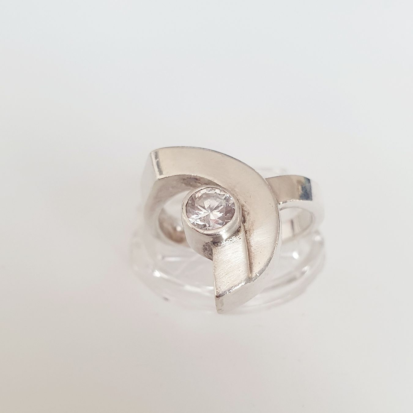 Bagues: Silberring 925 er  mit Stein Grösse  18,2 mm – D'occasion à Kreuzlingen par Wunderkiste123 7