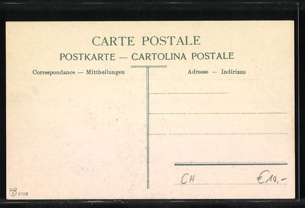 Cartoline postali: Schweiz, Landkarte mit den schweizer Kan – Usato da Berlin venduto da bartko-reher 1