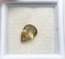 Tourmaline champagne 1.56 ct - CERTIFICAT 250.- Fr