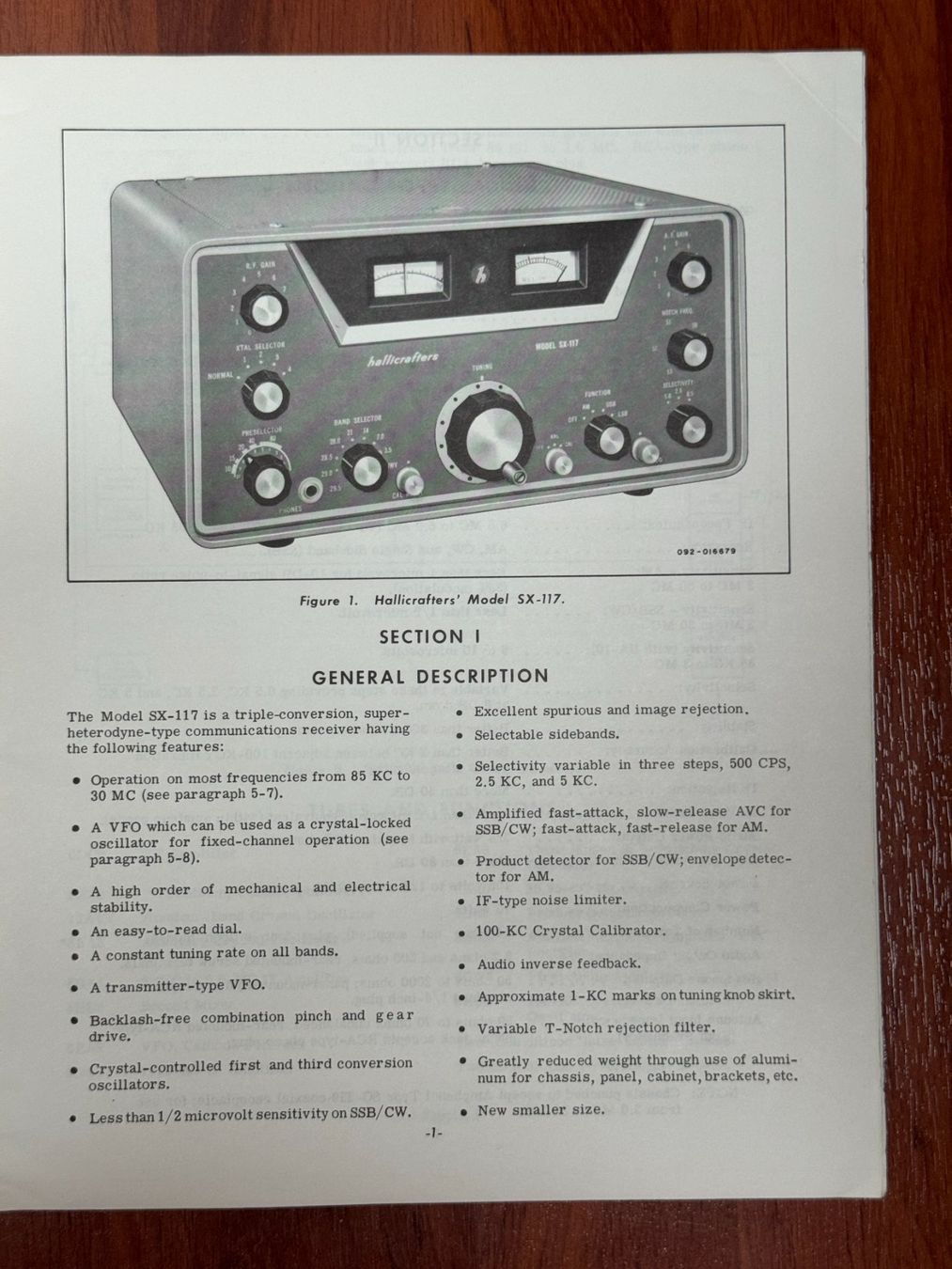 Radiocomunicazione: Hallicrafters SX-117 – Usato da Ins venduto da funkflieger 1