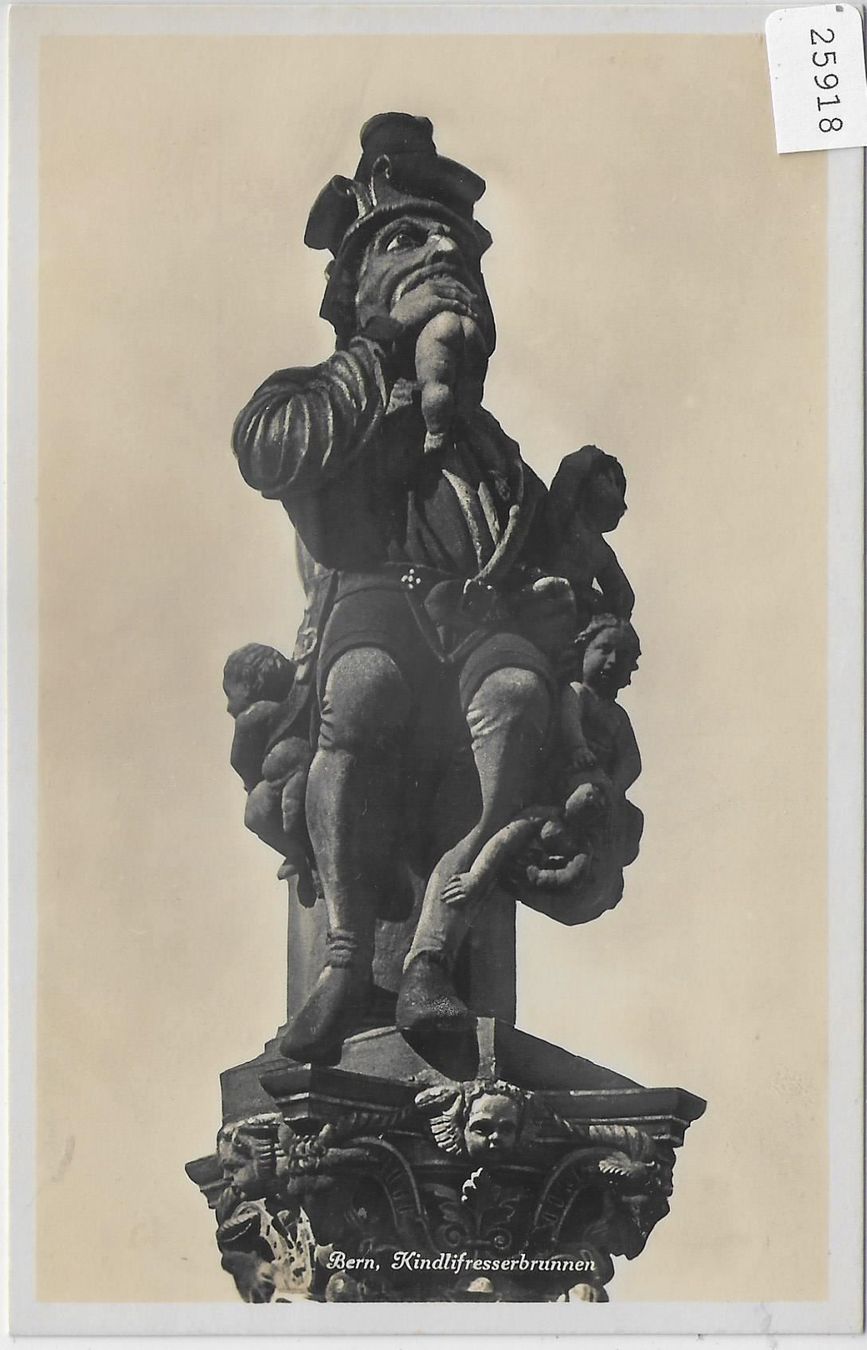 Cartes postales: Bern - Kindlifresserbrunnen – Antique à Ettingen par Kartenplanet