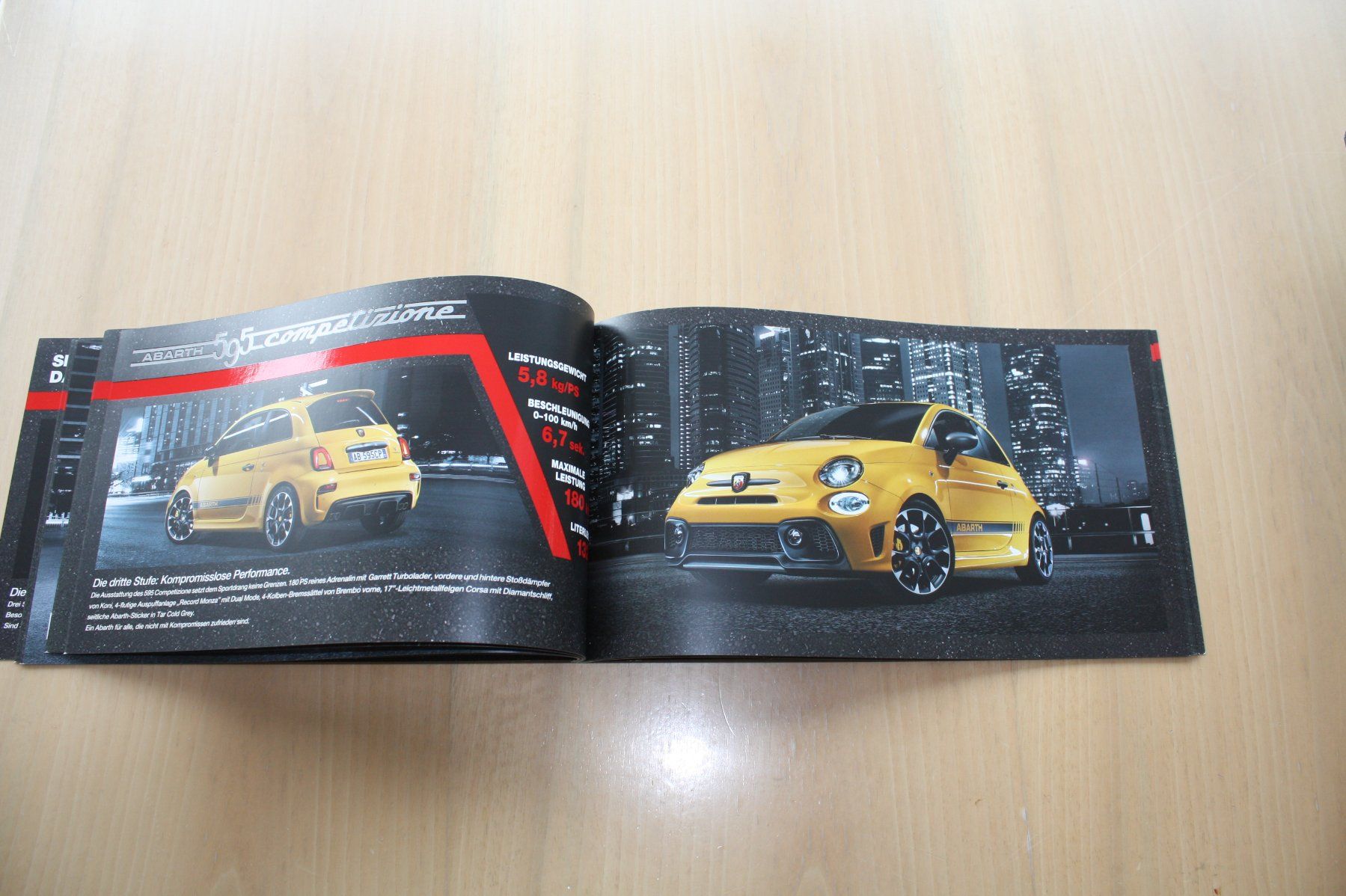 Fiat Documenti: Fiat 595 Abarth Prestige Prospekt  2/2017 – Usato da Wikon venduto da erwin400 8