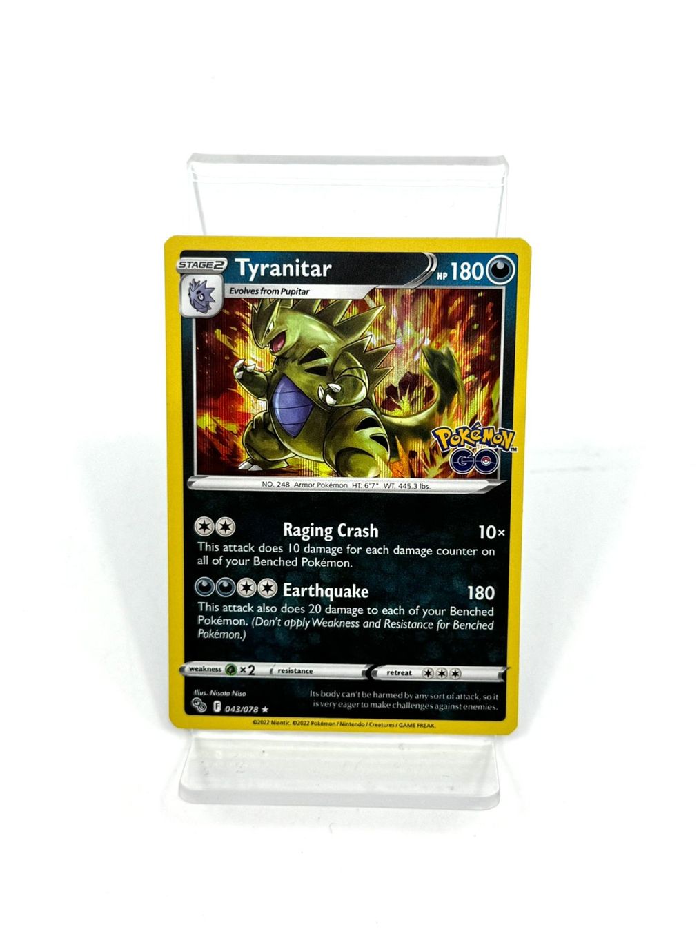 Pokémon Carte collezionabili: Pokemon Tyranitar 043/078 – Usato da Herisau venduto da Pokemon2026
