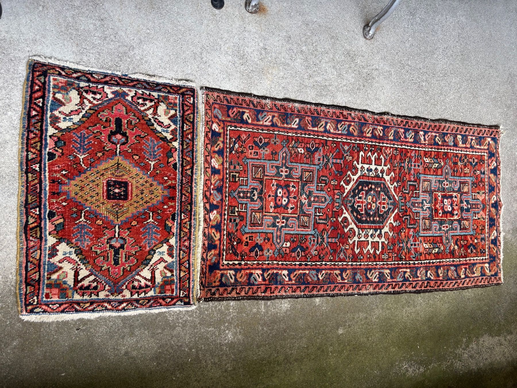 Tappeti: 2 kleine Orientteppiche Heriz? – Usato da rotkreuz venduto da baudisch